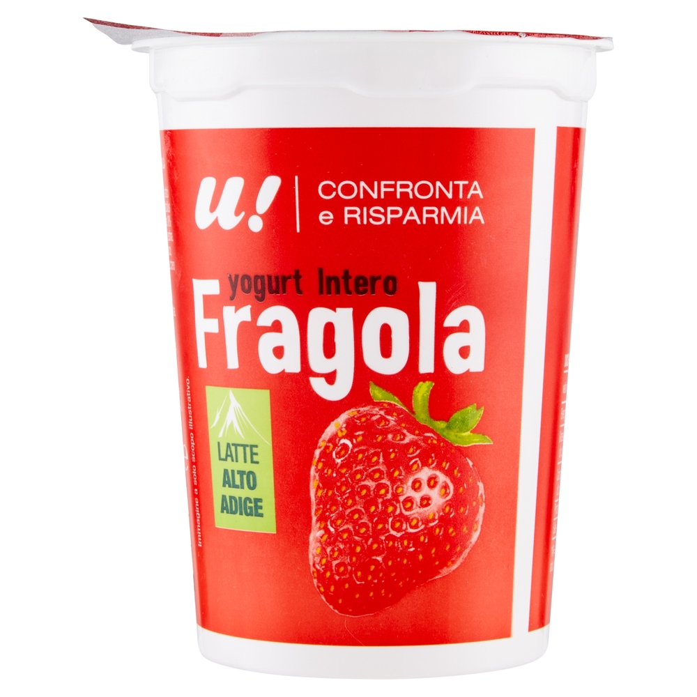 Yogurt Intero alla Fragola, 500 g